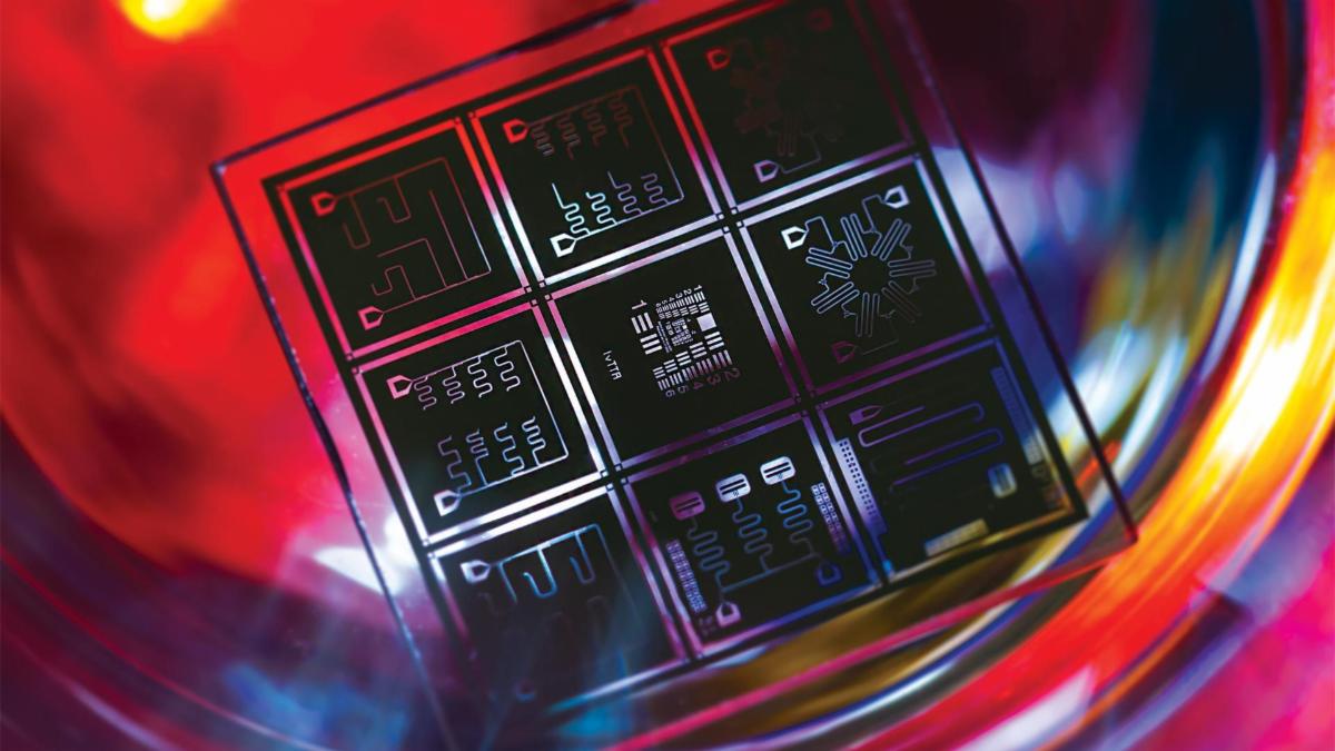 Quantum computer chip