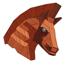 Trojan horse head