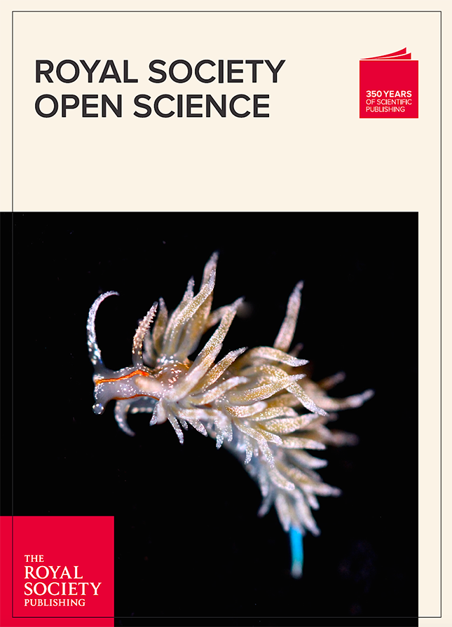 cover of Royal Society Open Science