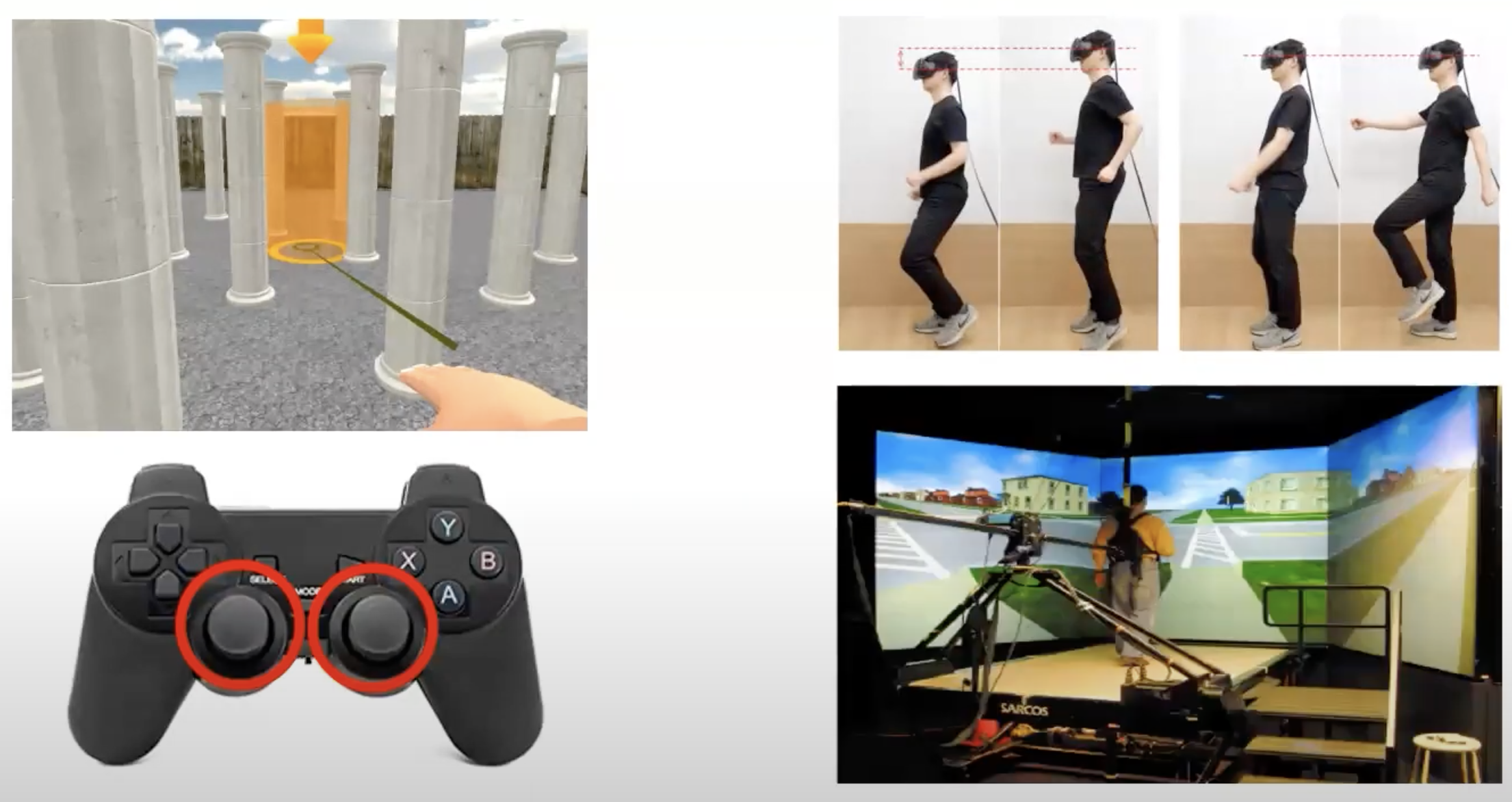 VR locomotion techniques