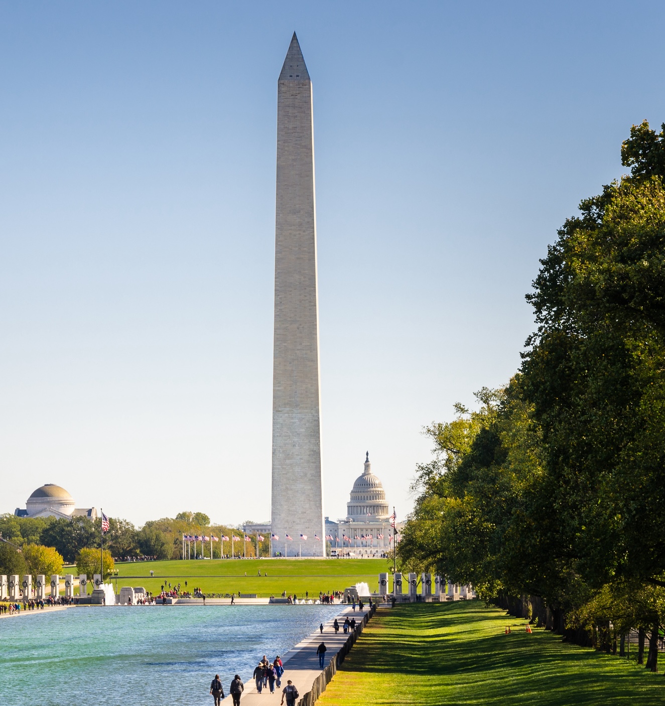 washington monument and capitol