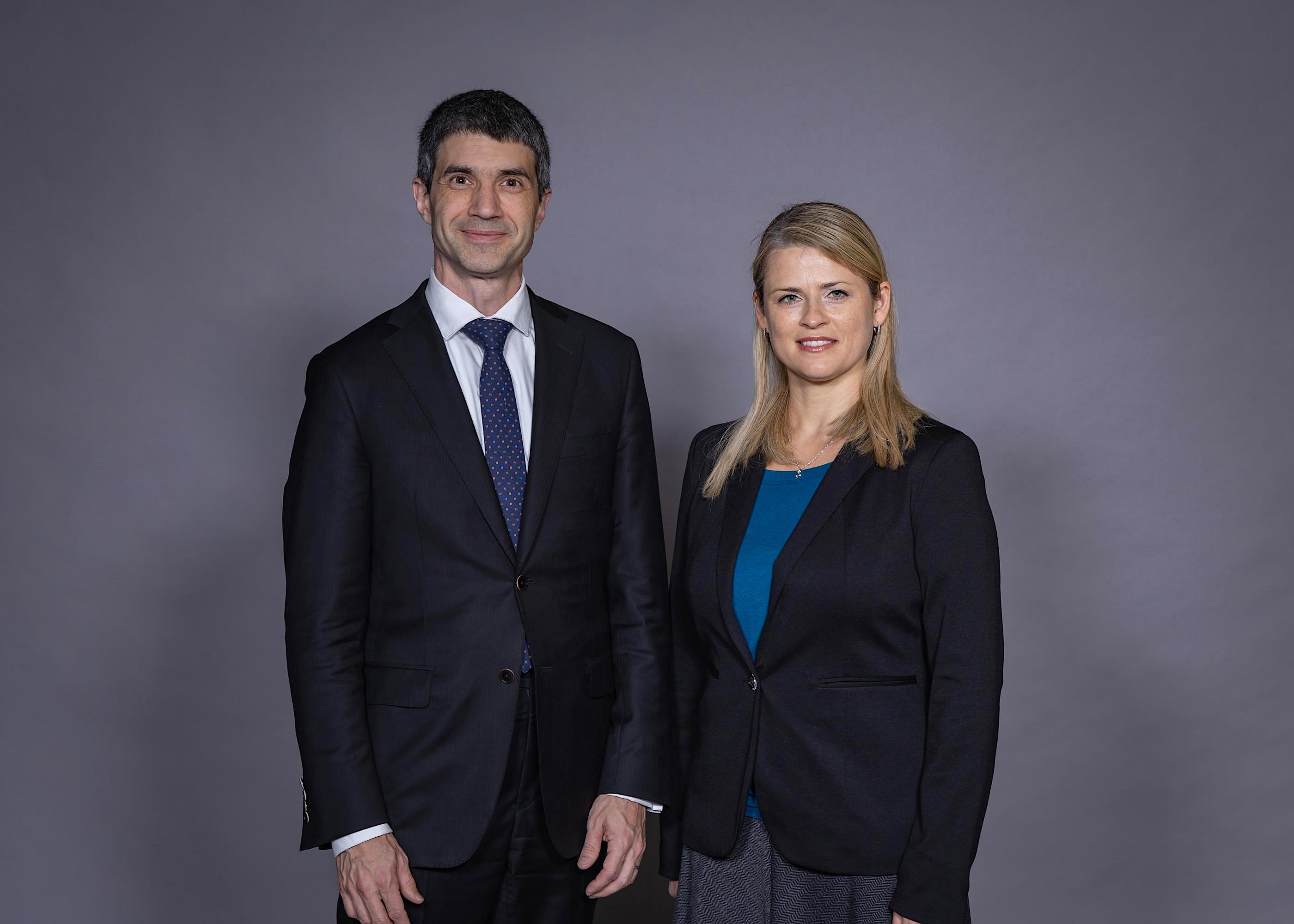 A photo of Jacob Taylor and Justyna Zwolak. 